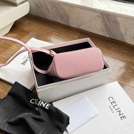 CUIR TRIPHOME 19 PINK PASTEL SMOOTH CALFSKIN BUCKET BAG