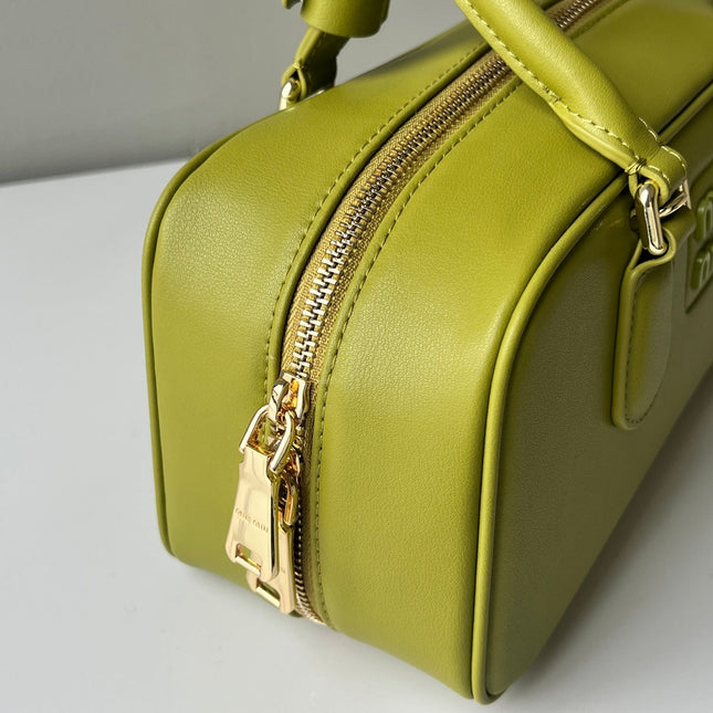ARCADIE 27 BAG IN NEON YELLOW CALFSKIN