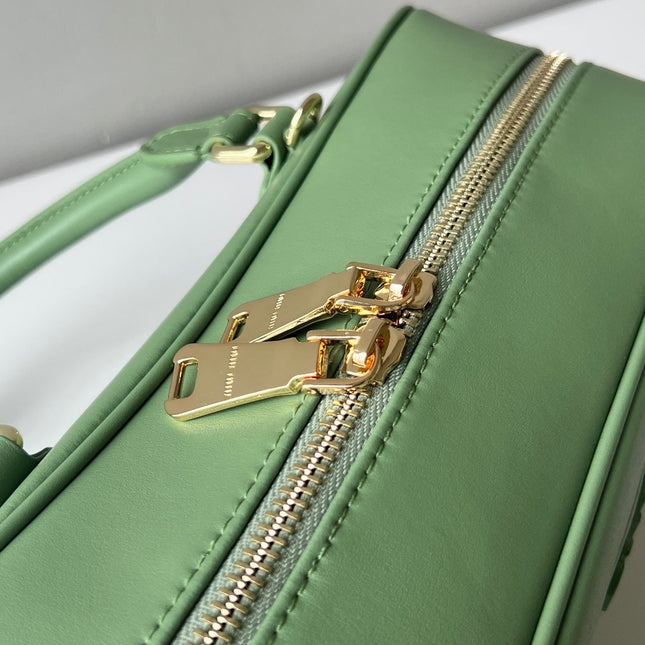 ARCADIE 27 BAG IN EMERALD GREEN CALFSKIN