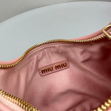 MINI HOBO 20 BAG IN LIGHT PINK SHEEPSKIN