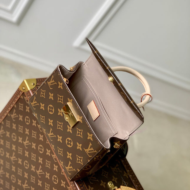 CLUNY MINI 20 IN BROWN MONOGRAM CANVAS