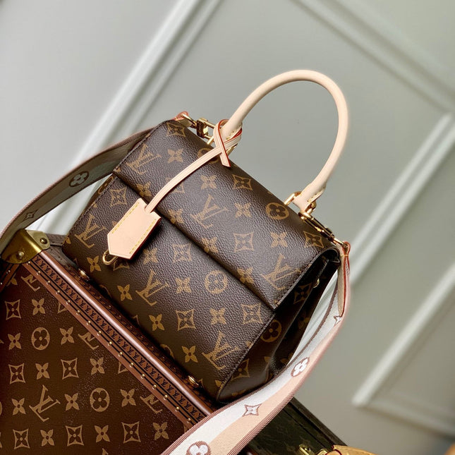 CLUNY MINI 20 IN BROWN MONOGRAM CANVAS