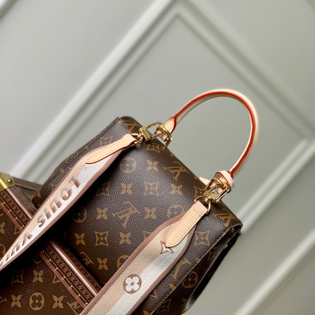 CLUNY MINI 20 IN BROWN MONOGRAM CANVAS