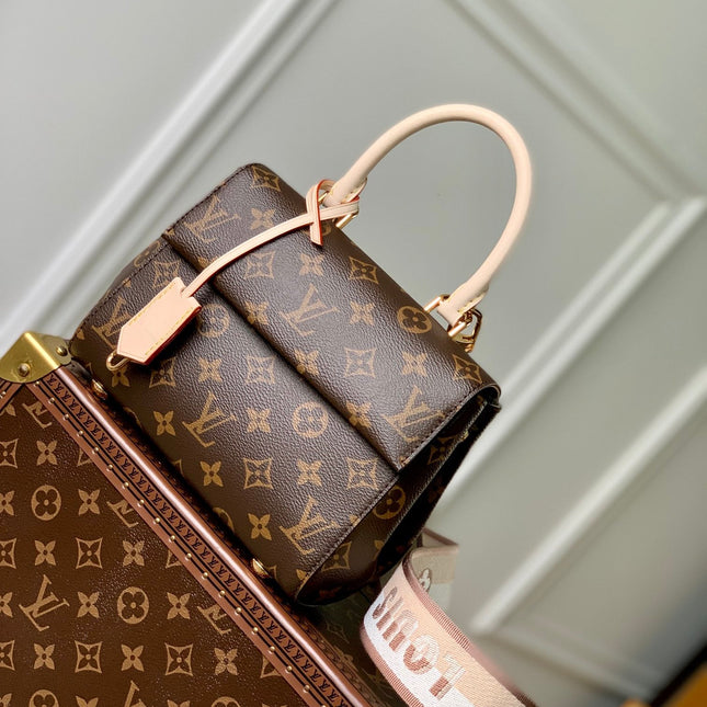 CLUNY MINI 20 IN BROWN MONOGRAM CANVAS