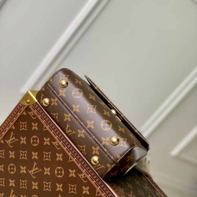 CLUNY MINI 20 IN BROWN MONOGRAM CANVAS