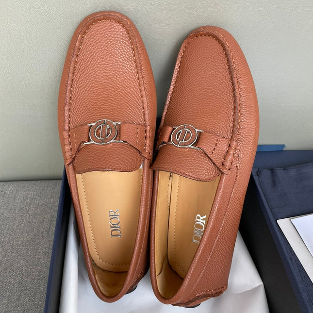CD JUAL ICON BUCKLE LOAFER CIDER GRAINED CALFSKIN