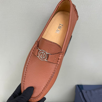CD JUAL ICON BUCKLE LOAFER CIDER GRAINED CALFSKIN