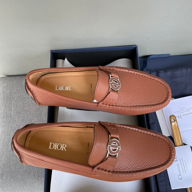 CD JUAL ICON BUCKLE LOAFER CIDER GRAINED CALFSKIN