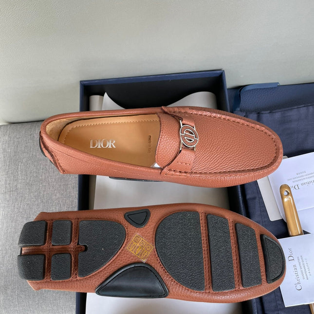 CD JUAL ICON BUCKLE LOAFER CIDER GRAINED CALFSKIN
