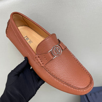 CD JUAL ICON BUCKLE LOAFER CIDER GRAINED CALFSKIN