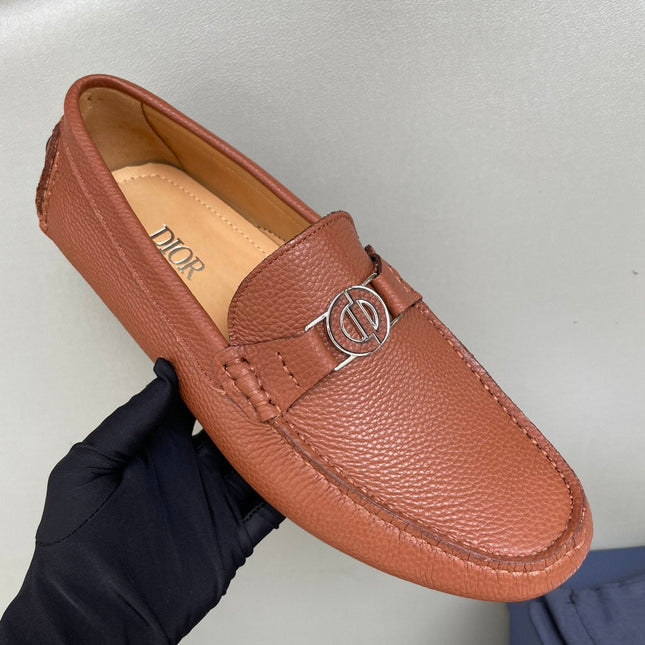 CD JUAL ICON BUCKLE LOAFER CIDER GRAINED CALFSKIN