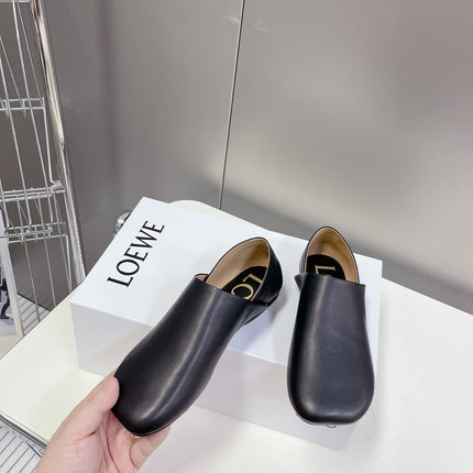 LW TOY SLIPPER BLACK CALFSKIN