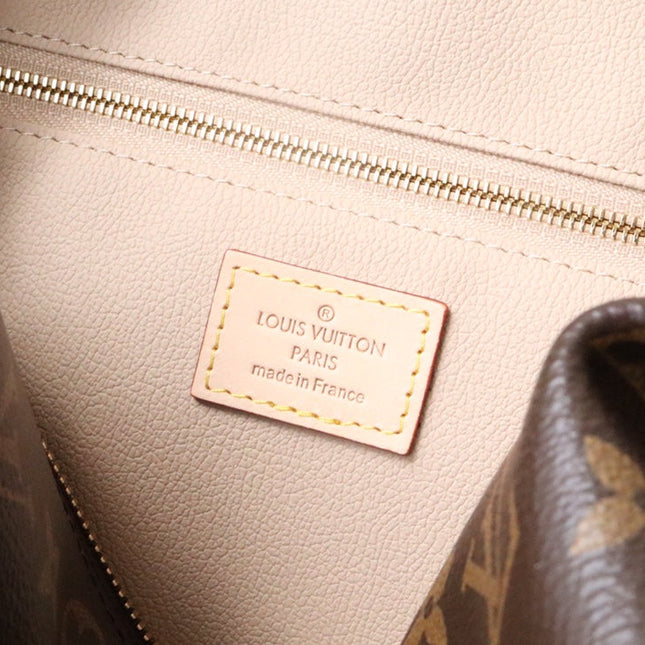 COSMETIC BAG 27 IN BROWN MONOGRAM COATED CANVAS