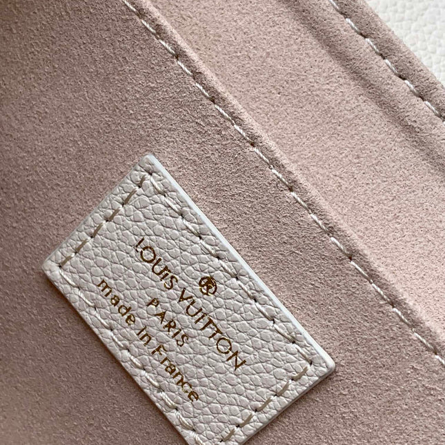 FAVORITE BAG 24 IN BEIGE MIX PINK MONOGRAM SOFT GRAINED COWHIDE