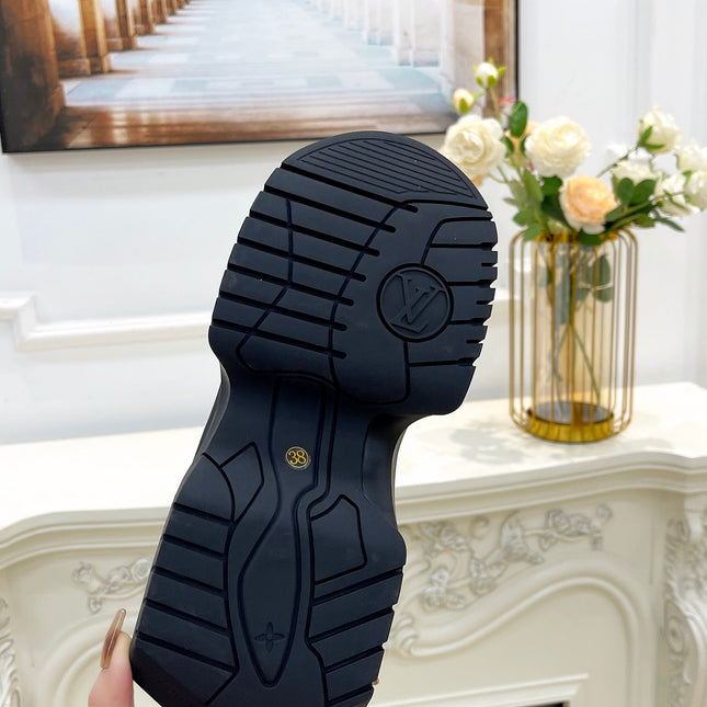 LV ARCHLIGHT 2.0 PLATFORM SNEAKER IN BLACK MIX OF MATERIALS
