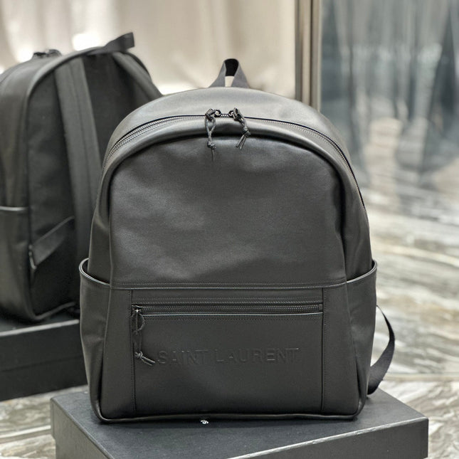 BACKPACK 37 IN ECHO GRAY CALFSKIN