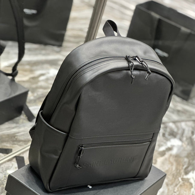 BACKPACK 37 IN ECHO GRAY CALFSKIN