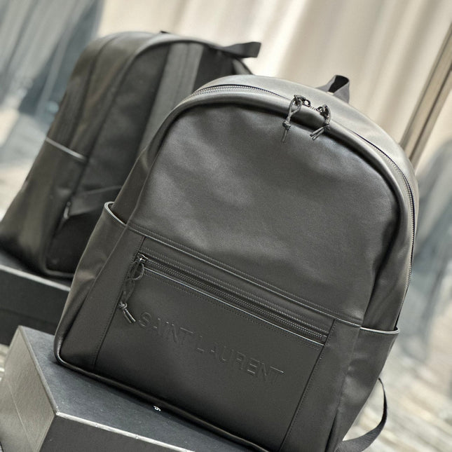 BACKPACK 37 IN ECHO GRAY CALFSKIN