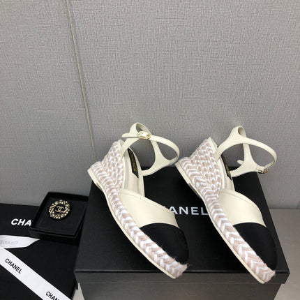 MARY JANE WEDGE WHITE LAMBSKIN