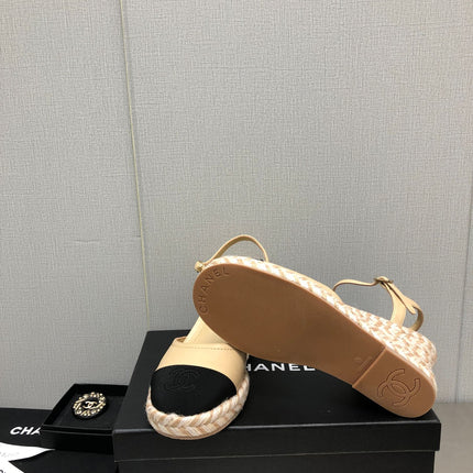 MARY JANE WEDGE BEIGE CREAM LAMBSKIN