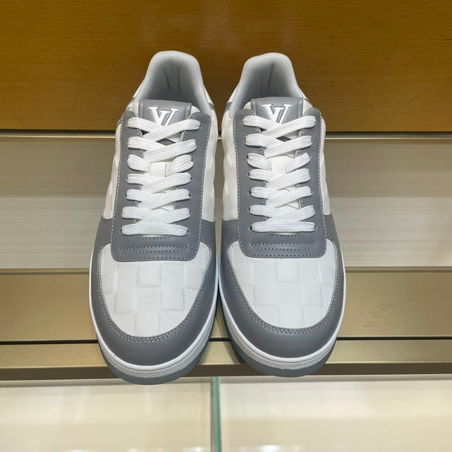 LV RIVOLI SNEAKER MEN GREY WHITE