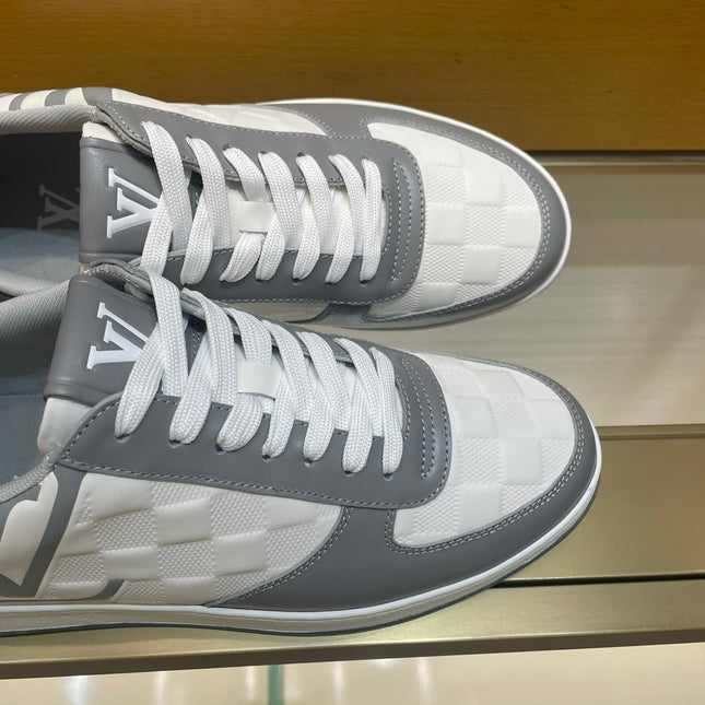 LV RIVOLI SNEAKER MEN GREY WHITE