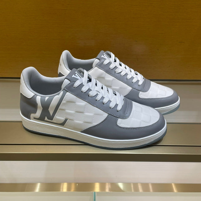LV RIVOLI SNEAKER MEN GREY WHITE