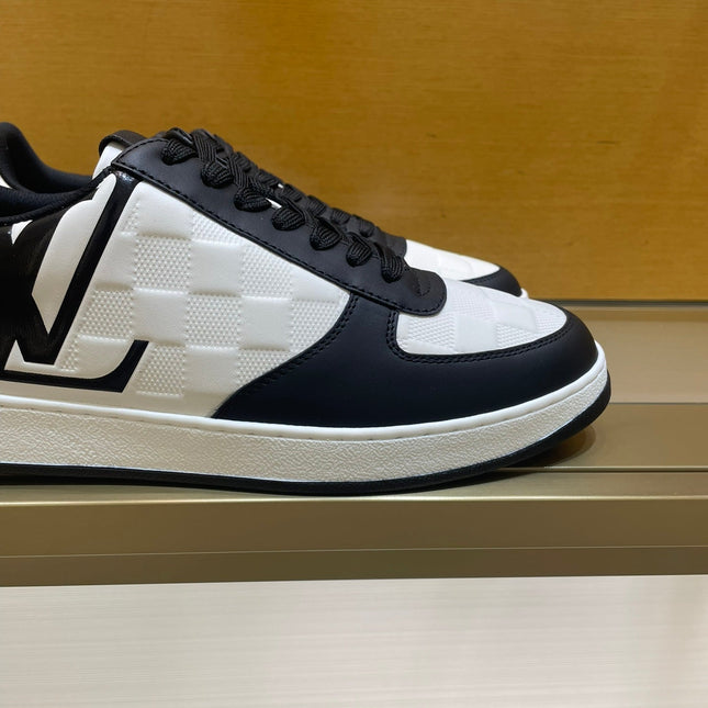 LV RIVOLI SNEAKER MEN BLACK WHITE