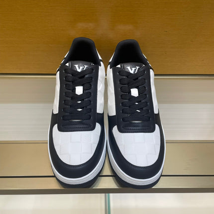 LV RIVOLI SNEAKER MEN BLACK WHITE