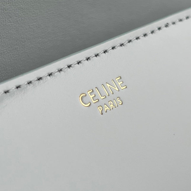 TRIOMPHE 20 BLUE PASTEL CALFSKIN