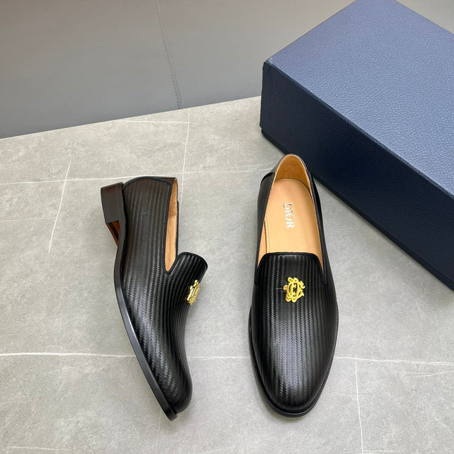 CD SPARROW LOAFER BLACK CALFSKIN