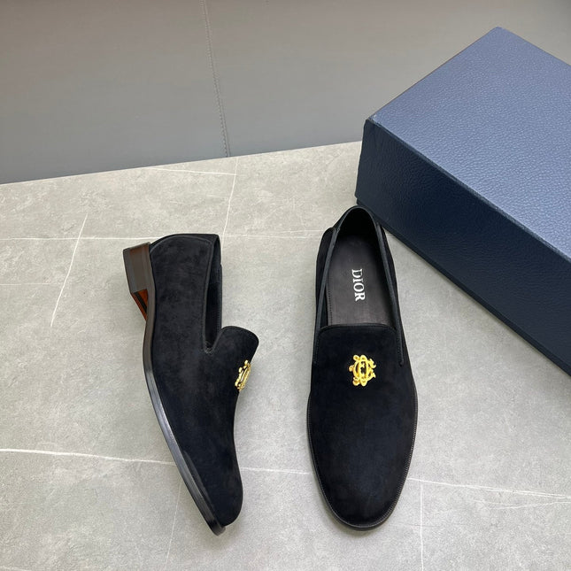 CD SPARROW LOAFER BLACK SUEDE