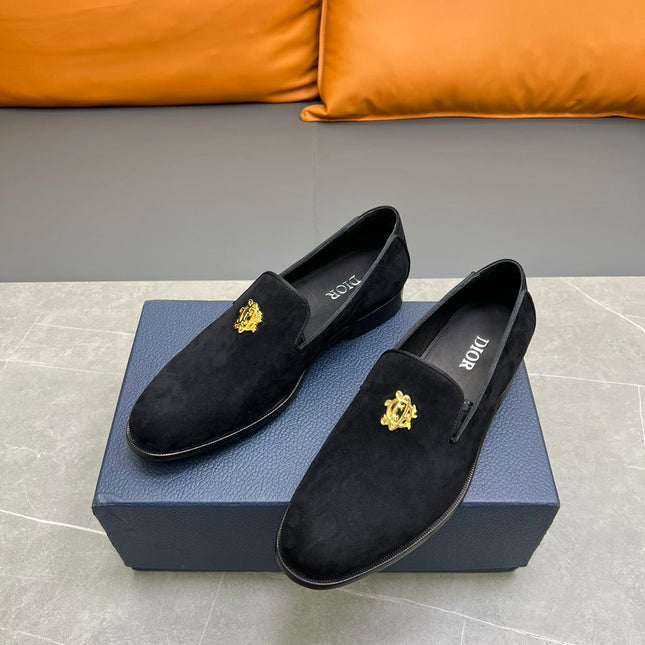 CD SPARROW LOAFER BLACK SUEDE