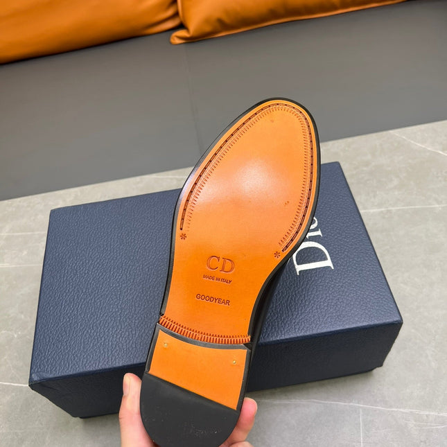 CD GRANVILLE LOAFER BLACK POLISHED CALFSKIN