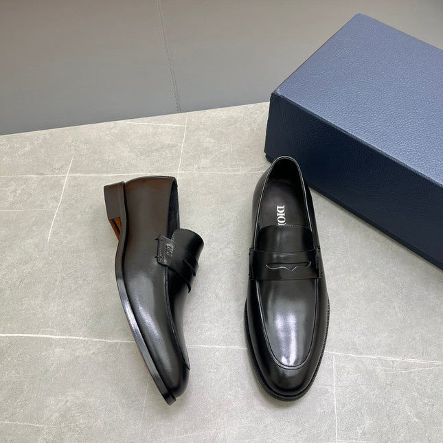 CD GRANVILLE LOAFER BLACK POLISHED CALFSKIN