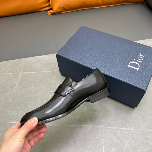 CD GRANVILLE LOAFER BLACK POLISHED CALFSKIN