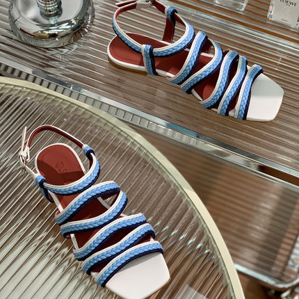 LP SPRIGHTLY CHARMS SANDAL SKY CALFSKIN