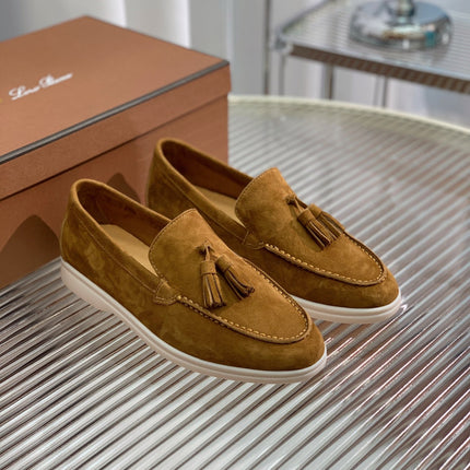 LP SUMMER WALK TASSELS LOAFERS SEPIA SUEDE