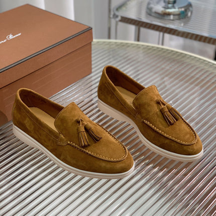 LP SUMMER WALK TASSELS LOAFERS SEPIA SUEDE