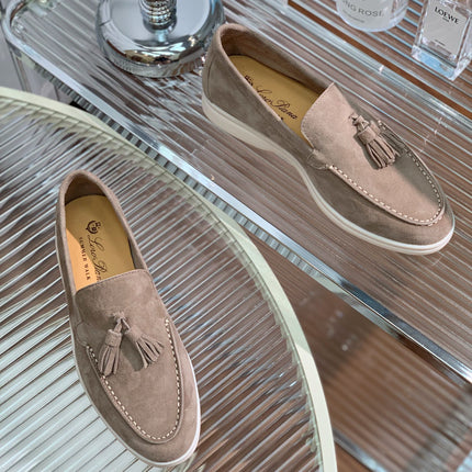 LP SUMMER WALK TASSELS LOAFERS PEANUT SUEDE