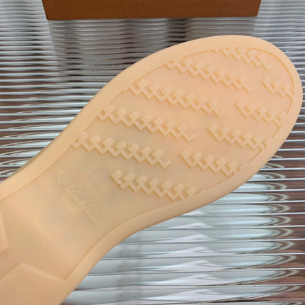 LP RETRO SUMMER  WALK LOAFERS WHITE SUEDE