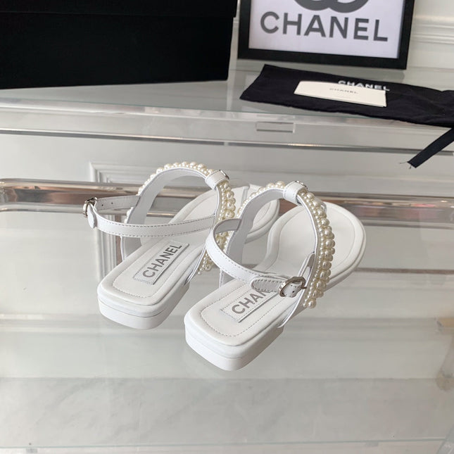 SLINGBACKS white LAMBS