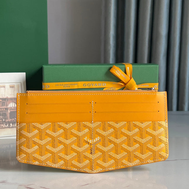 INSERT LOUISE 21 IN YELLOW GOYARDINE CANVAS