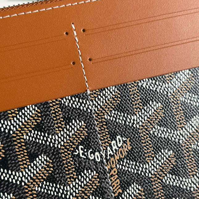 INSERT LOUISE 21 IN BROWN GOYARDINE CANVAS