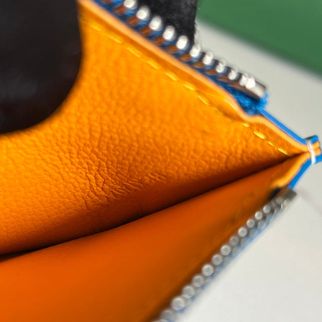 INSERT LOUISE 21 IN TORY BLUE GOYARDINE CANVAS