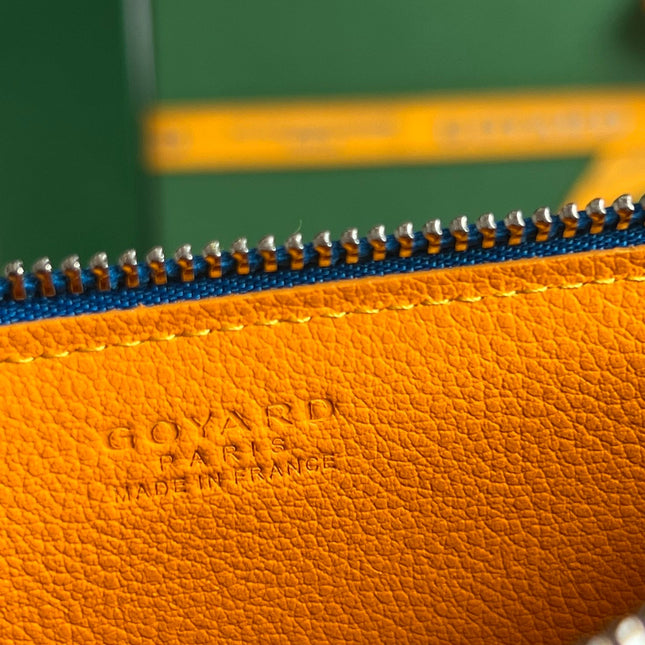 INSERT LOUISE 21 IN TORY BLUE GOYARDINE CANVAS