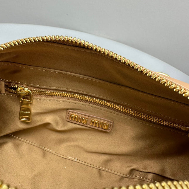 ARCADIE 23 BAG IN NAPLES YELLOW LAMBSKIN