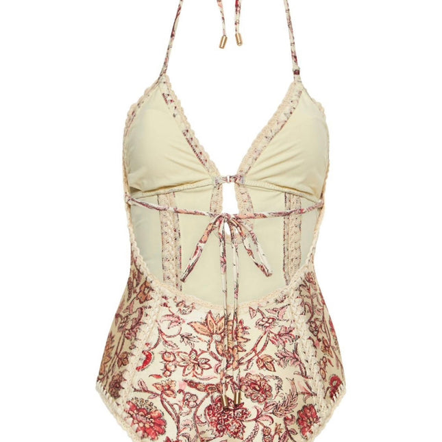 ZIMMERMANN BIKINI WITH PLUNGING NECKLINE 270503