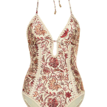 ZIMMERMANN BIKINI WITH PLUNGING NECKLINE 270503