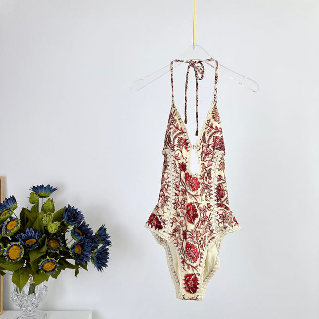 ZIMMERMANN BIKINI WITH PLUNGING NECKLINE 270503